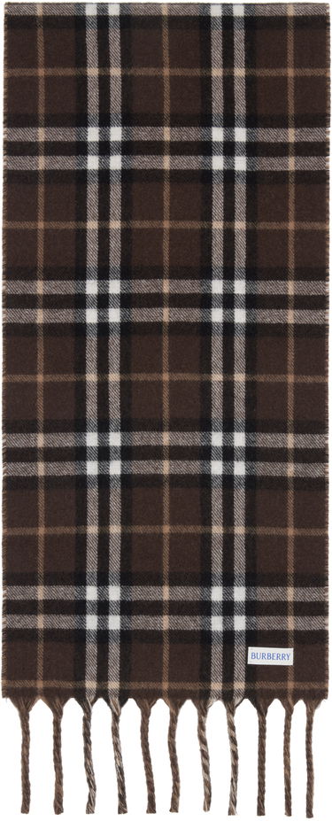 Шал Burberry Burberry Reversible Knight Stamp Scarf Кафяво | 8112977, 1
