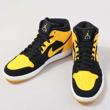 Кецове и обувки Jordan Air Jordan 1 Retro Mid ''New Love'' 2017 Жълто | 554724-035, 2