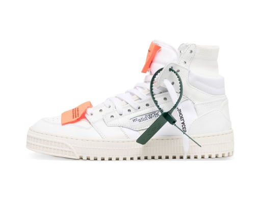 Кецове и обувки Off-White LEATHER HI TOP SNEAKERS Бяло | OMIA065C99LEA0010120