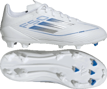 Кецове и обувки adidas Performance F50 League FG/MG J Бяло | ie3748, 3