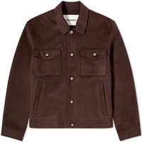 Яке Nanushka Rhys Wool Overshirt Кафяво | NM23PFOW00878, 1