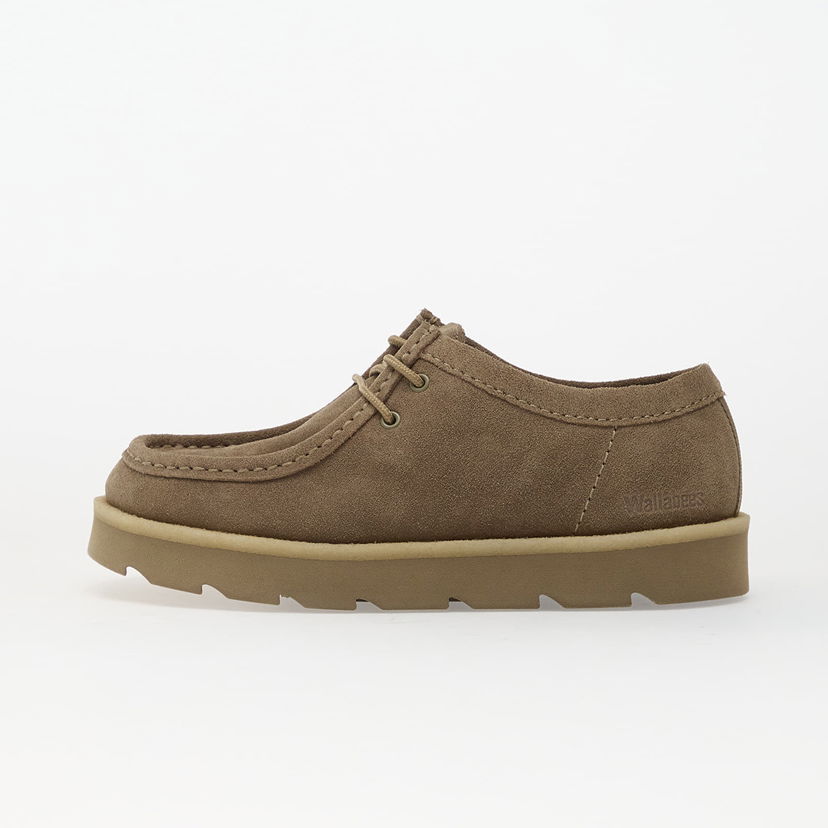Кецове и обувки Clarks Meare Walla Smoke Grey Suede Бежово | 261828417