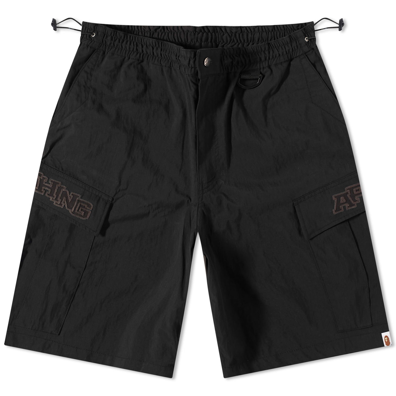 Къси панталони BAPE Wide Cargo Short Black Черно | 001SPJ301007M-BLK, 0