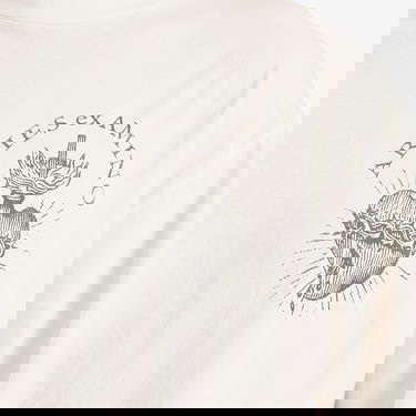Тениска Aries Aries Faded Ex Amino Long Sleeve T-Shirt, Size Large Бяло | AR60024-OWT, 5
