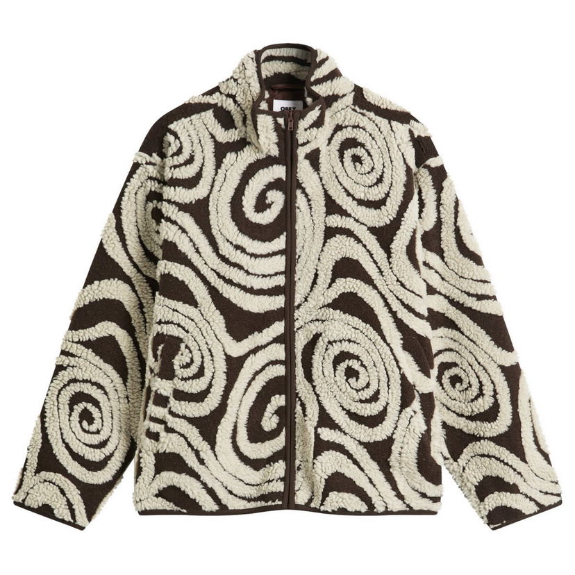 Яке OBEY Swirls Jacquard Zip Jacket Многоцветен | 221800445-BWM