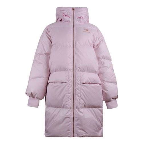 Пухо яке Converse Hooded Long Puffer Coat Розово | 10019328-A02, 0