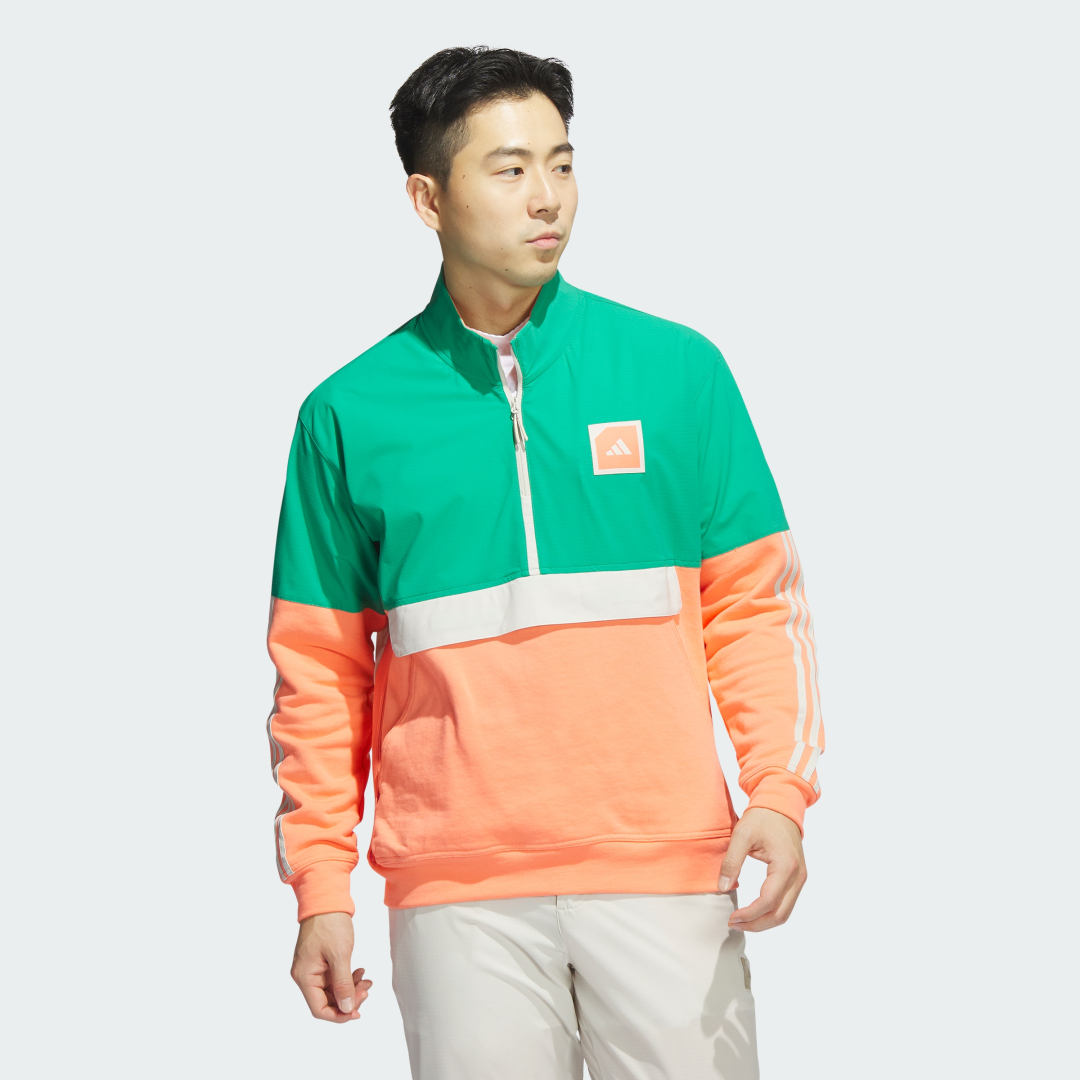 Ветровка adidas Performance Adicross 1/2-Zip Golf Оранжево
 | EEW06, 0