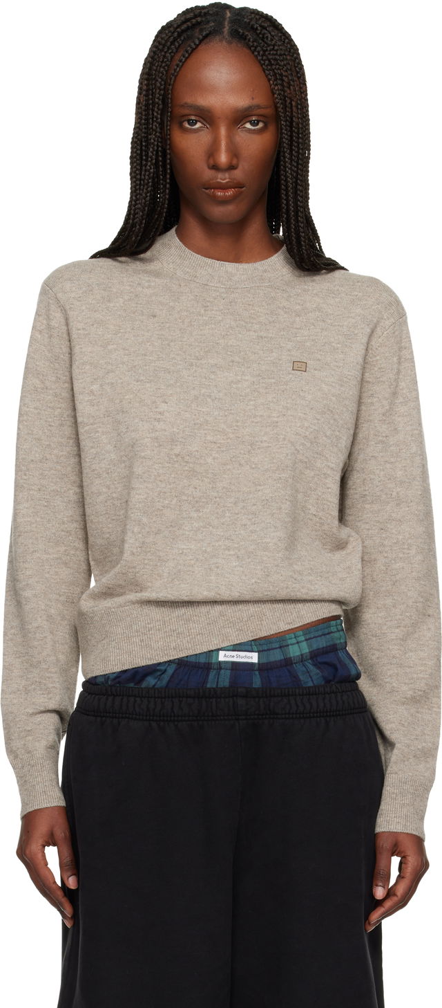 Knitted Crewneck Sweater