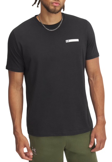 Тениска Under Armour Strip Logo Short Sleeve T-Shirt Черно | 1390203-001, 0