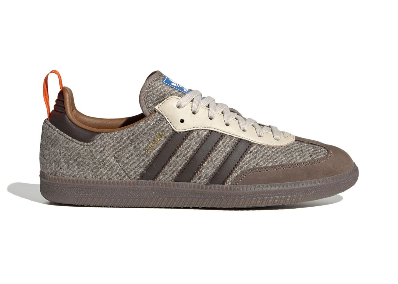 Кецове и обувки adidas Originals Samba Fox Tweed Кафяво | H04941, 0