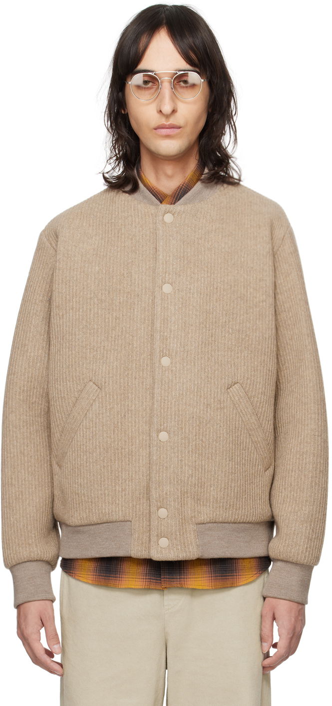 Яке бомбър A.P.C. Mick Bomber Jacket Бежово | WOAQR-M02888, 0