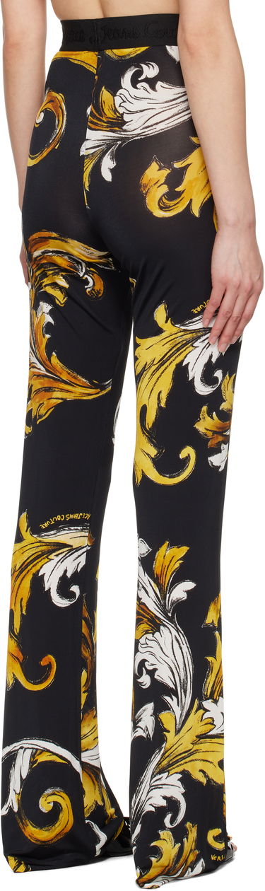 Клинове Versace Versace Jeans Couture Flared Baroque Print Leggings Черно | E78HAC107_EJS471, 2