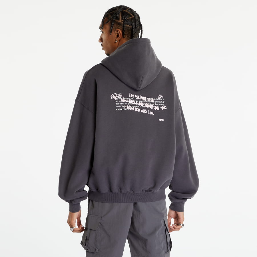 Суитчър PREACH Oversized Graffiti H Washed Asphalt Сиво | 206292 7353, 1
