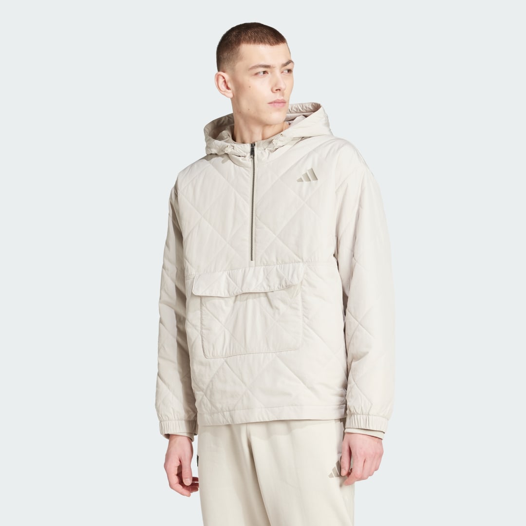 Ветровка adidas Performance Mercedes AMG Petronas Formula One Team Premium Hooded Anorak Бежово | JW3084, 0
