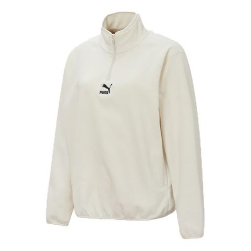 Пуловер Puma Classics Polar Fleece Half-Zip Sweatshirt Бежово | 533121-73