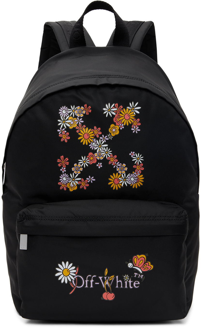 Раница Off-White Off-White Funny Flowers Backpack Черно | OGNB001S24FAB0011084, 0