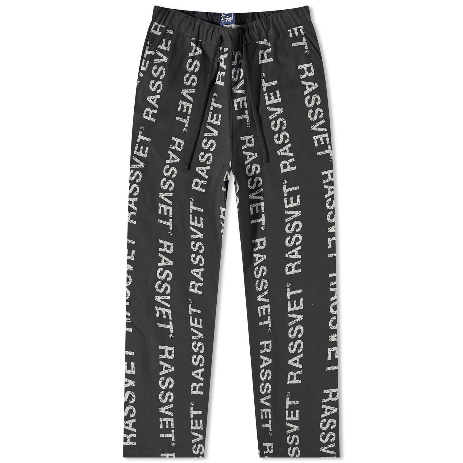 Панталони PACCBET All Over Logo Pants Черно | PACC12P005-BK, 0