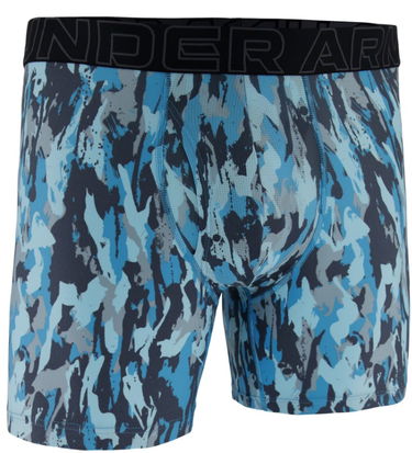 Боксерки Under Armour Under Armour UA Performance Tech Print 6-Inch Boxer Briefs Синьо | 1383875-494, 0
