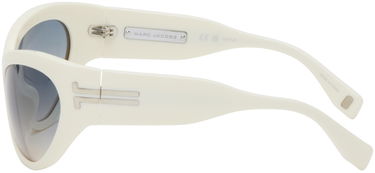 Слънчеви очила Marc Jacobs Marc Jacobs 'The Icon' Wrapped Sunglasses Бяло | MJ 1087/S 716736860848, 2