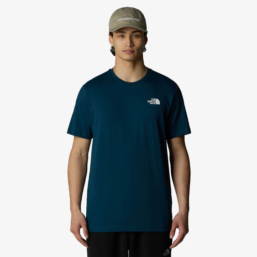 Тениска The North Face M S/S REDBOX CELEBRATION TEE Тъмно синьо | NF0A87NV1NO1