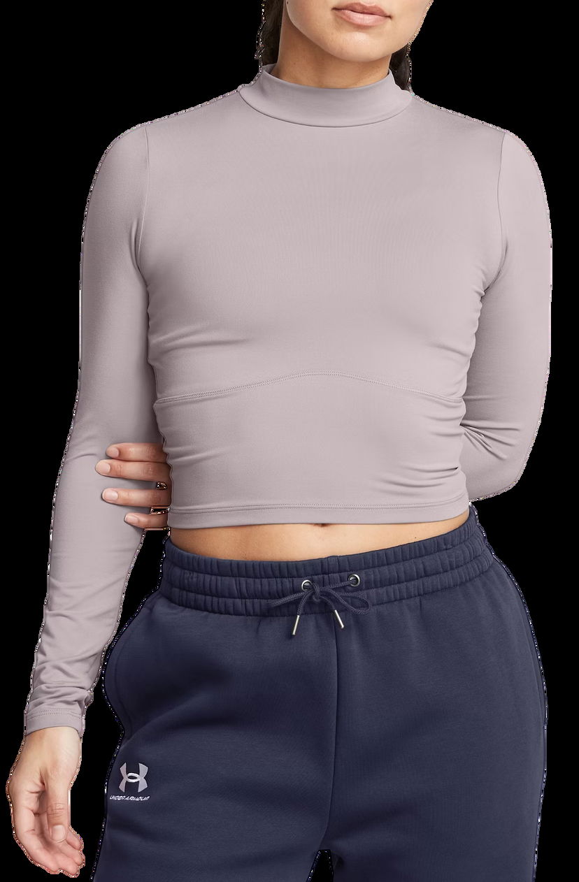 Тениска Under Armour Meridian Mock Long Sleeve Top Сиво | 1380773-015