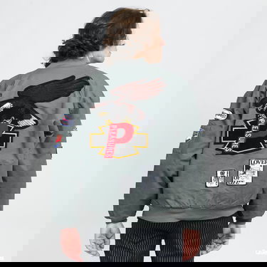 Яке Pleasures Worms Mechanic Jacket Сиво | Worms Mechanic, 1