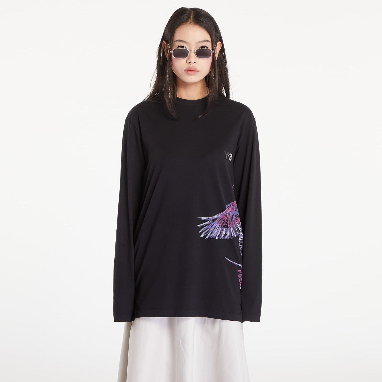 Тениска Y-3 Graphic Long Sleeve Tee UNISEX Черно | IX5037, 0