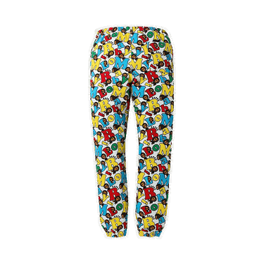 Спортни панталони BAPE Baby Milo Alphabet Slim Sweatpants Зелено | 2G80 152 027 MULTICOLOR, 0