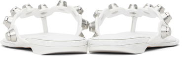 Кецове и обувки Alexander Wang Alexander Wang Rexa Thong Flat Sandals Бяло | 30225S008, 1