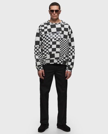 Суитчър ERL 'Venice' Checkerboard Print Sweatshirt Сиво | ERL08T023, 4