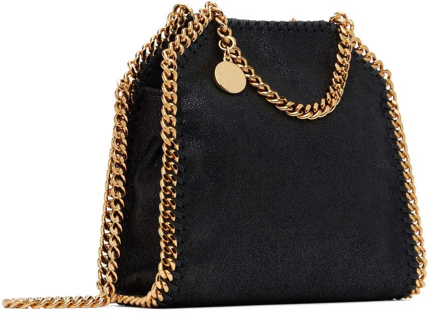 Дамска чанта Stella McCartney Falabella Tiny Chain Shoulder Bag Черно | 391698W9355, 1