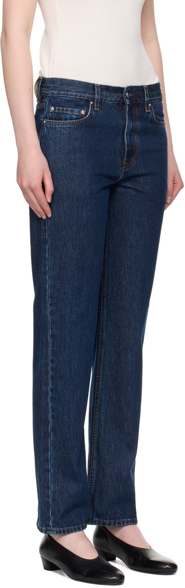 Дънки TOTEME TOTEME Low Straight Jeans Синьо | 252-WRB0270-FB0045, 1