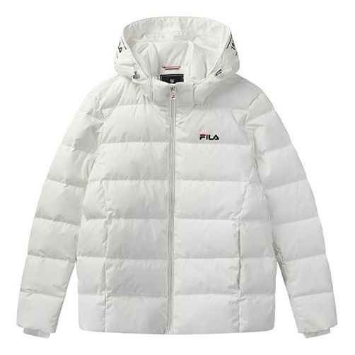 Пухо яке FILA Stay Warm Hooded Down Jacket Бяло | F61M048921F-WT