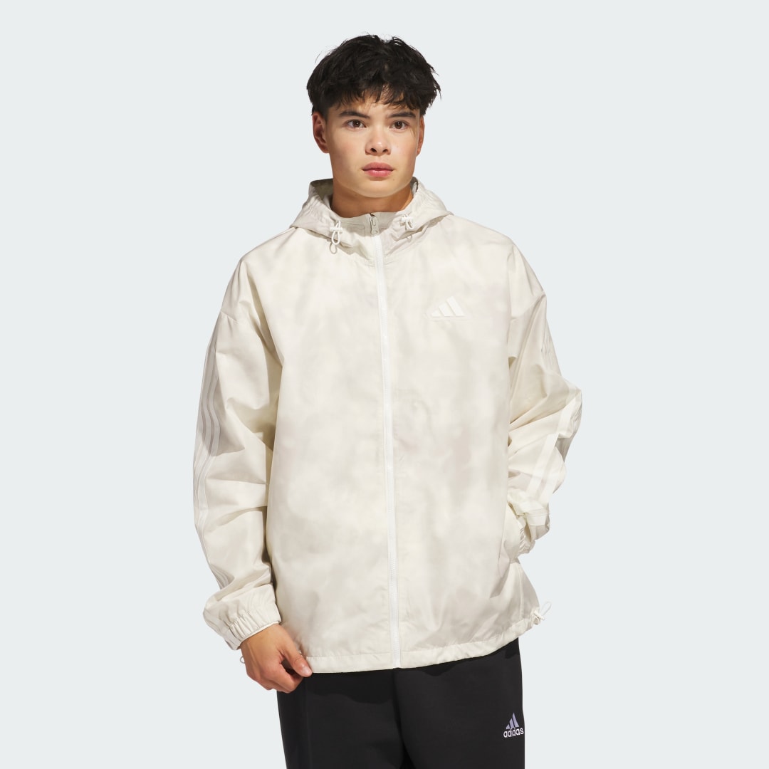 Яке adidas Performance Men's Woven Jacket Бяло | JN3946, 0