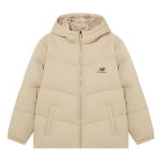 Logo Print Mid Down Jacket