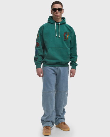 Суитчър By Parra Hooded Sweatshirt Зелено | 53115, 2