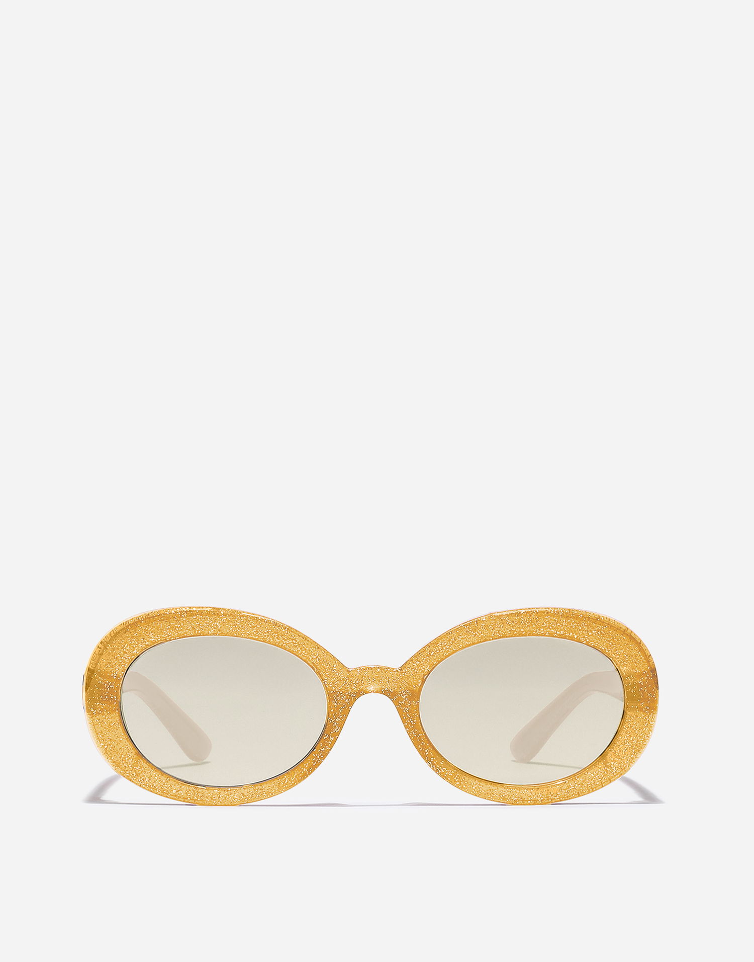 Слънчеви очила Dolce & Gabbana Dolce & Gabbana DNA Glitter Oval Sunglasses Жълто | VG600KVN55A9V000, 0