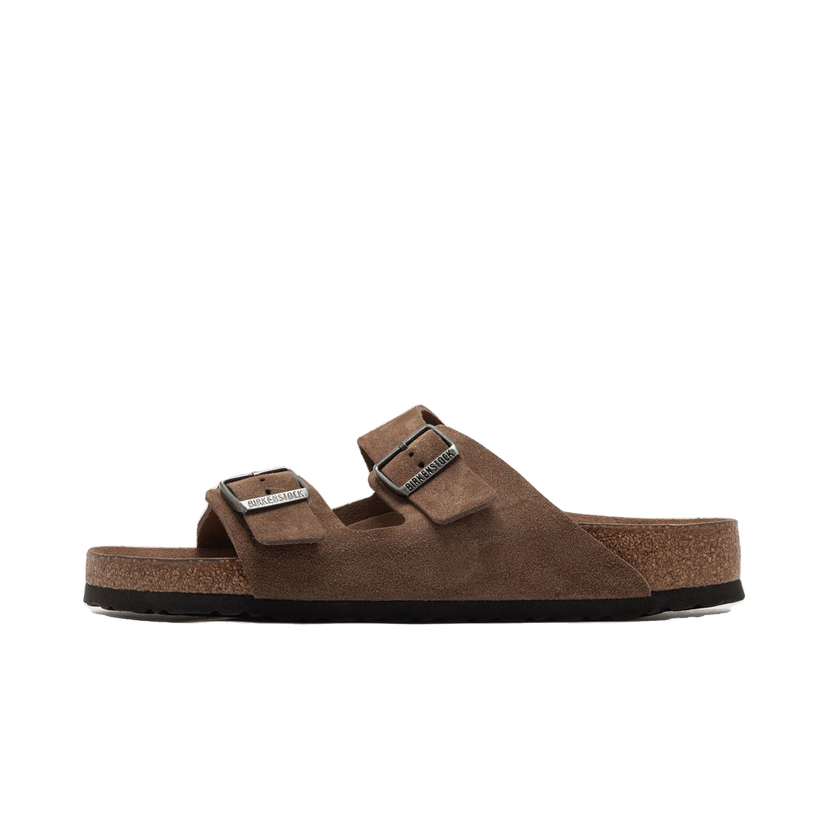 Кецове и обувки Birkenstock Arizona Suede Leather Sandals Кафяво | 1030863