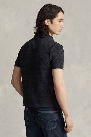 Поло тениска Polo by Ralph Lauren Custom Fit Polo Черно | 710536856031, 2