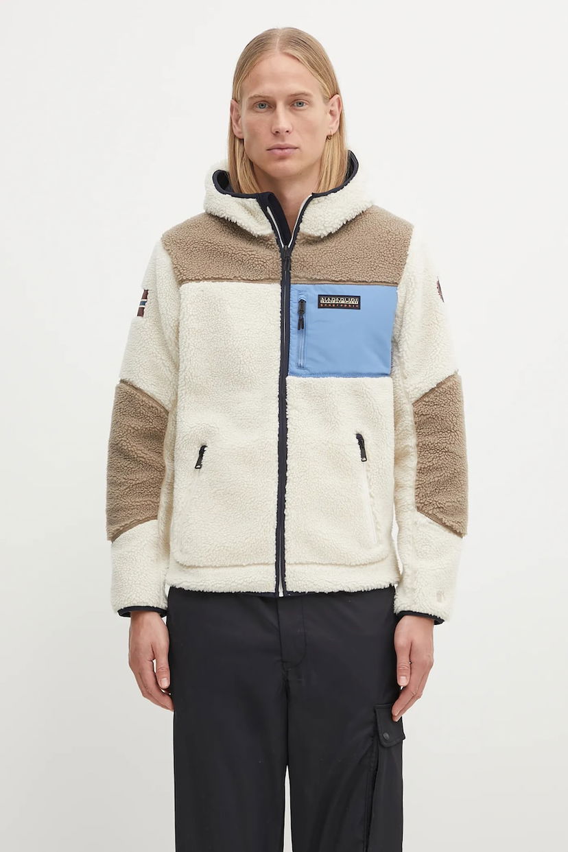 Суитчър Napapijri Yupik Patterned Hooded Fleece Jacket Многоцветен | NP0A4GNSMQZ1