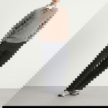 Поло тениска NORSE PROJECTS Standard Merino Lambswool Polo Бежово | N45-0621-2053, 4