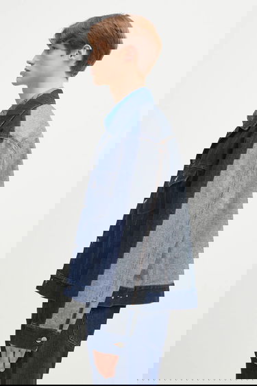 Яке Maison Margiela Denim Jacket with Contrast Stitching Синьо | SH0AM0038, 1