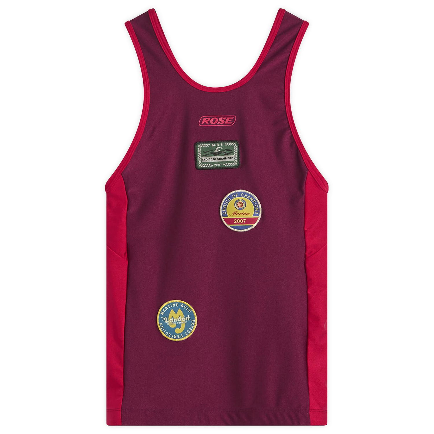 Потник Martine Rose Martine Rose Badge Vest, Size Large Бургунди | 661JT06102-RED, 1