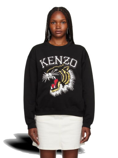 Пуловер KENZO Paris Varsity Jungle Черно | FD62SW0954MF