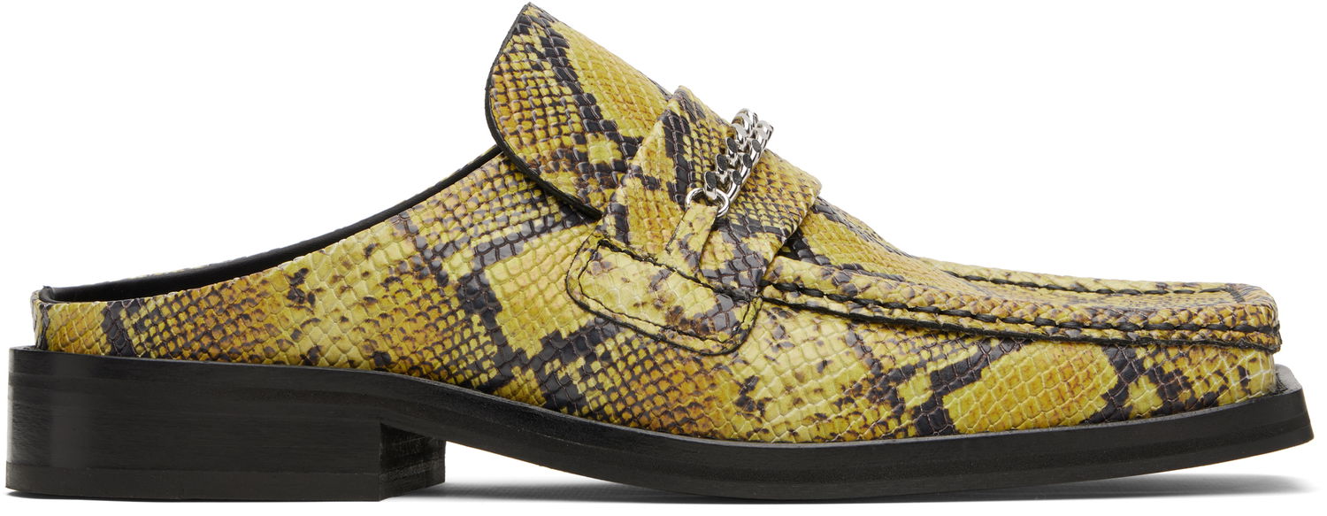 Кецове и обувки Martine Rose Martine Rose Square Toe Mules Жълто | 1025LE02309W, 0