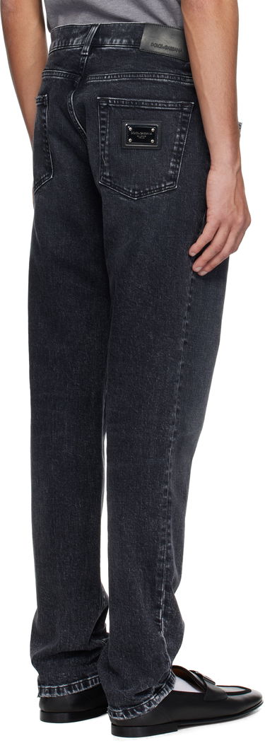 Дънки Dolce & Gabbana Dolce&Gabbana Distressed Jeans Черно | GY07CDG8MI9, 2