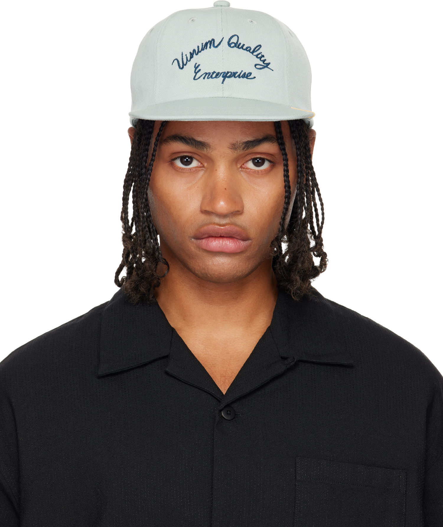 Шапка с козирка visvim Excelsior II Embroidered Baseball Cap Синьо | 0125203003011, 0