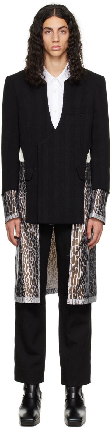 Палта Comme des Garçons Layered Wool Coat Черно | PJ-J012-051-1-1, 0