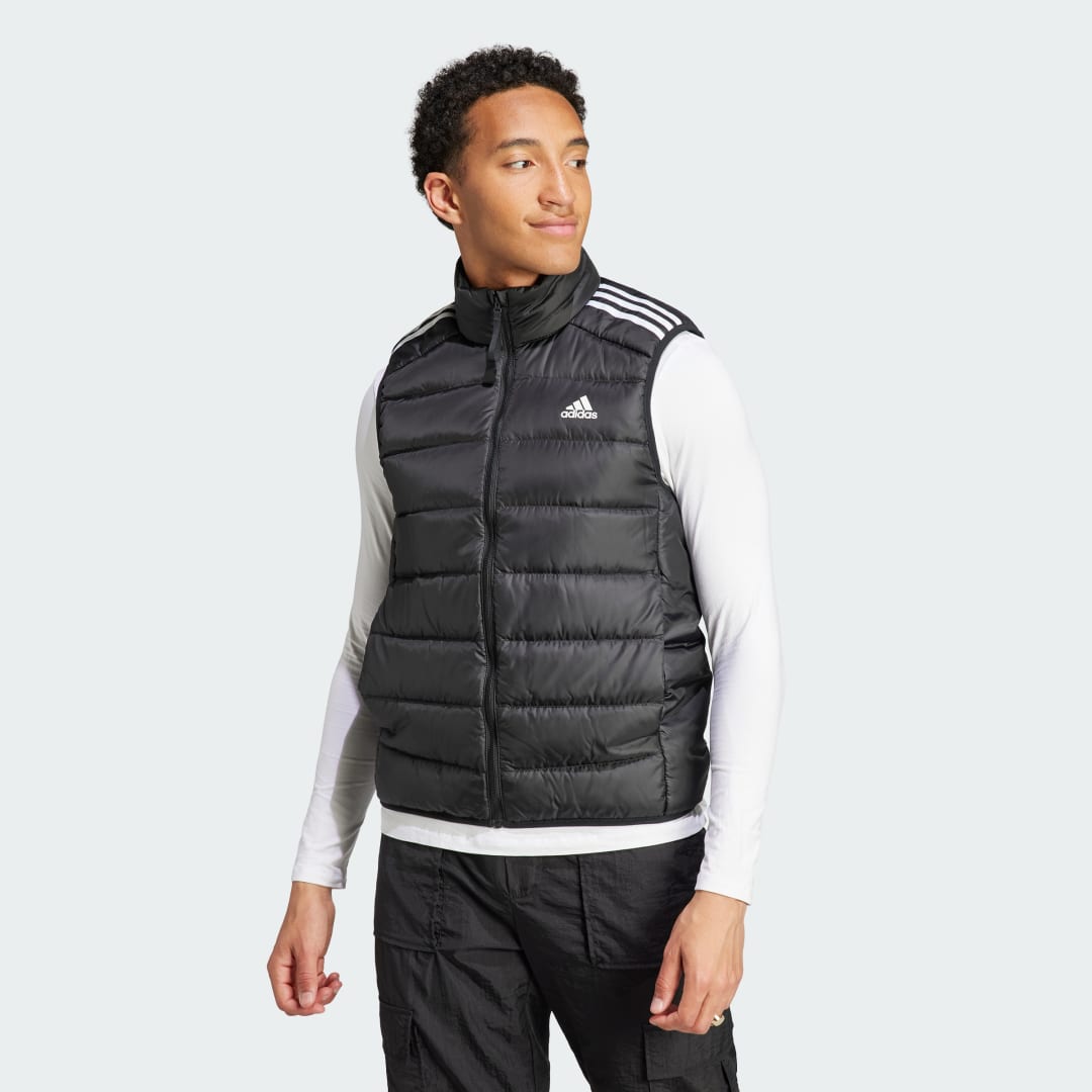 Жилетка adidas Originals Essentials 3-Stripes Light Down Черно | HZ5728, 0