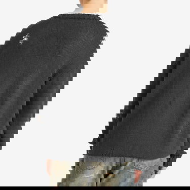 Пуловер Neighborhood Neighborhood Savage Crewneck Knit Sweater, Size Large Черно | 251FUNH-KNM03-BLK, 3